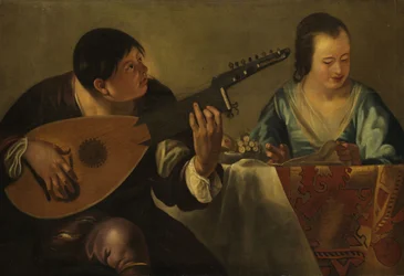 Lute Player and Singer